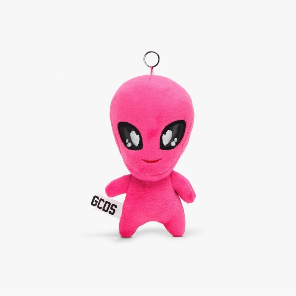 GCDS Wirdo Alien Plush Bag Charm
